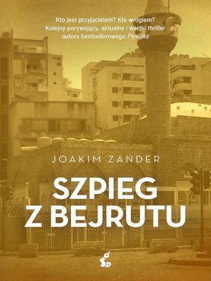 cover image of Szpieg z Bejrutu